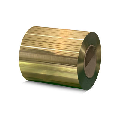 304 0,28 mm gruba PVD Gold Hairline Finish Color SS Coil