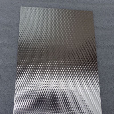 BA Finish Embossed Stainless Steel Sheet Metal Z 5WL Wzorem 0,2 mm grubości