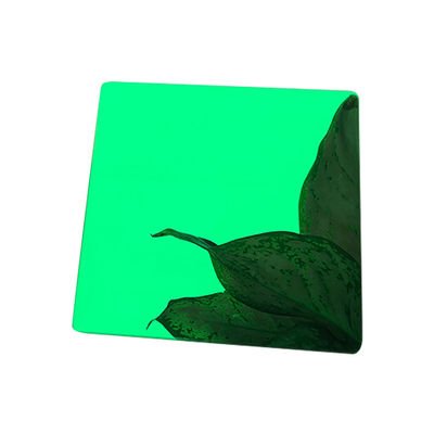 Zielonego lusterka blachy ze stali nierdzewnej Metalu 1219x3048mm odporność na korozję