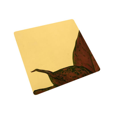 304 4x8 Gold Mirror Blacha ze stali nierdzewnej Dekoracyjna powłoka PVD Titanium