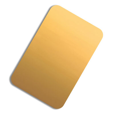 dobra cena Kolorowa blacha ze stali nierdzewnej 316 304 4x8 PVD 8K 3D Wall Gold Mirror w Internecie