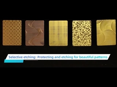 201 304 dekoracyjne wytrawianie blachy ze stali nierdzewnej w kolorze pvd do projektów budowlanych