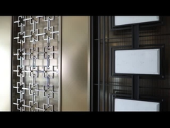 1219X2438mm Metalowa powierzchnia Dzielnik pokoju ze stali nierdzewnej do partycji w holu hotelowym