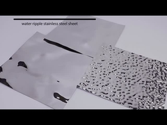 falowanie wody blacha ze stali nierdzewnej ss 201 304 Metalowa płytka dekoracyjna