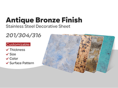 Starożytna blacha ze stali nierdzewnej 201 304 316 Starożytna miedź ze stali nierdzewnej