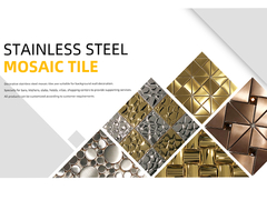 201 304 316 Płytki mozaikowe metalowe Dekoracyjne Płytki mozaikowe ze stali nierdzewnej